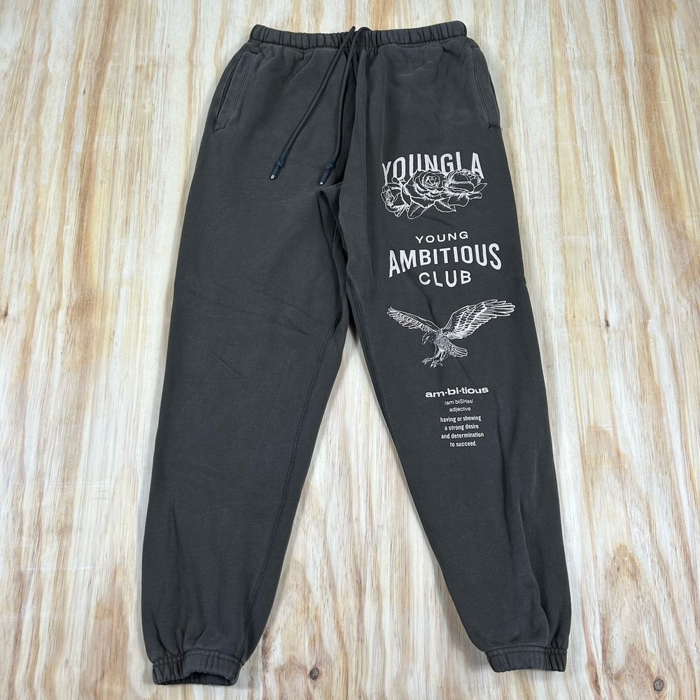YoungLA Jogger Womens‎ M Brown The Immortal Young Ambitious Club Sweatpants